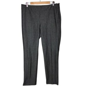 Talbots Chatham Ankle Gray Side Zip Stretch Pants Style JO3069